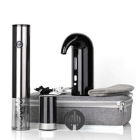 Sanyi — Gadget électrique, idée cadeau innovant, outils pour le vin, Kit d'outils pour vin automatique, Kit d'affaires de luxe