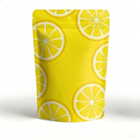 Sachet de thé personnalisé imprimé à la senteur de zeste de citron, refermable avec fermeture éclair, pour emballage alimentaire, en plastique, pour mélange de thé glacé aux herbes, 750 ml