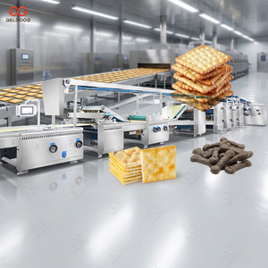 Ligne de production de biscuits à petite échelle personnalisée 100-2000 kg/h, machine automatique pour la fabrication de biscuits mous, durs, de soda et de craquelins - Product Image 1