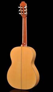 Guitare classique <span class=keywords><strong>flamenco</strong></span> professionnelle tout solide de 39 pouces de haute qualité en bois de cyprès personnalisé dessus en épicéa palissandre arrière/côté ébène - Product Image 2