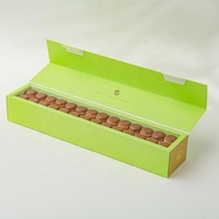 Boîte cadeau en papier cartonné de luxe biodégradable, contenant alimentaire pour chocolat, emballage alimentaire en papier, boîte d'emballage pour chocolat, biscuits, desserts