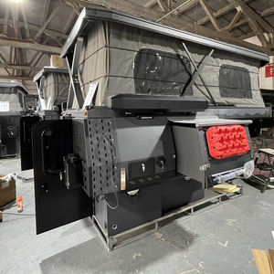 Caisse de camion avec cadre en aluminium, étanche, design moderne, compatible panneaux solaires, cuisine et salle de bain personnalisées, grande fenêtre - Product Image 2