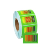Autocollants de codes-barres bidimensionnels personnalisés en usine, couleur variable, codes à eau, autocollants imperméables.