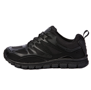 TSB5 Summer BreathAble Light WeIght <b>Combat</b> Light Weight Desert Boots <b>Black</b> Shoes - Product Image 2
