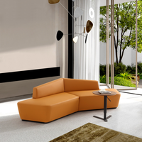 Canapé modulaire inclinable en tissu, moderne, 3 places, pour cinéma ou bureau, fauteuil paresseux, éponge haute densité, fabrication directe OEM ODM
