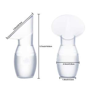 Extractor <span class=keywords><strong>de</strong></span> <span class=keywords><strong>leche</strong></span> <span class=keywords><strong>manual</strong></span> <span class=keywords><strong>de</strong></span> silicona sin BPA, Colector <span class=keywords><strong>de</strong></span> <span class=keywords><strong>leche</strong></span> a prueba <span class=keywords><strong>de</strong></span> fugas con tapón - Product Image 3