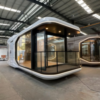 Maisons conteneurs préfabriquées de haute qualité, capsules spatiales, résidentielles, modulaires, adaptées aux séjours à la maison