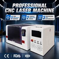 Machine de découpe laser à fibre CNC compacte 4040 1200W pour la découpe de tôles fines en acier, équipement pour petites entreprises