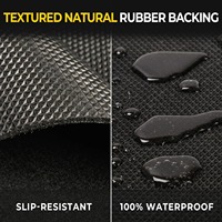 Tapis de sol en feutre antidérapant, lavable et imperméable pour abri de jardin extérieur, tente ou mobilier de camping