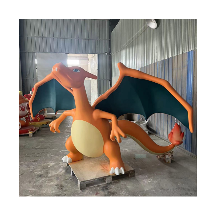 ピカチュウ石像 Customized-Mascot-Fiberglass-