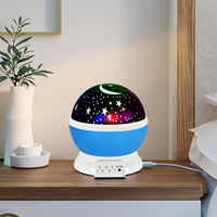Projecteur de lumière d'étoile rotative romantique Dream-Like LED Night Light Christmas Pattern Customization ABS Children's Bedroom Battery