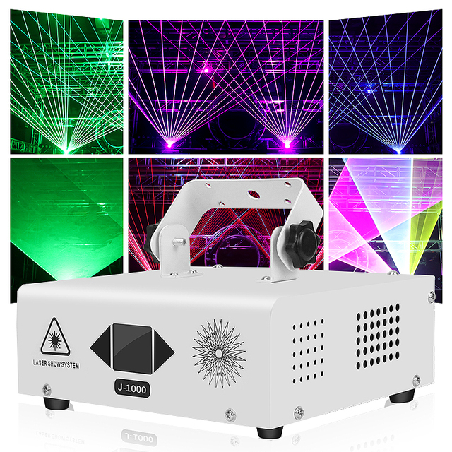 SHTX Most Popular Mini 1W RGB Laser Light Show for Party Decoration DJ Disco KTV Club Stage LED Beam Strobe Lamp Projector Light