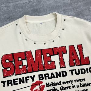 Camiseta sin mangas de felpa francesa de alta calidad, top corto holgado de algodón estampado personalizado, camisetas sin mangas extragrandes para hombre - Product Image 4