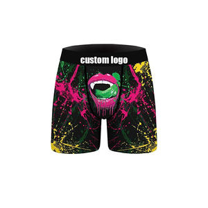 सर्वश्रेष्ठ बिक्री अमेरिकी डिजाइनर ब्रांड अंडरवियर शॉर्ट्स प्लस आकार के खेल में हीट-ट्रांसफर प्रिंटिंग ग्राफिक पुरुष मुक्केबाज - Product Image 6