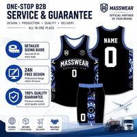 Maillot de basket personnalisé avec logo par sublimation, col en V, short assorti |   Maille respirante de qualité professionnelle, légère et à séchage rapide |   Tailles américaines S-4XL