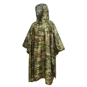 Cape de pluie multifonctionnelle de camouflage, tente, cape de pluie imperméable pour la chasse, tenue de chasse durable, dissimulation des ruines de neige de la jungle. - Product Image 6