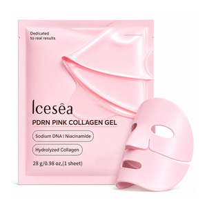 Masque Gel <span class=keywords><strong>Collagène</strong></span> Rose PDRN Marque Blanche ADN de Sodium Niacinamide <span class=keywords><strong>Collagène</strong></span> Hydrolysé Anti-Âge Hydratant Raffermissant OEM - Product Image 6