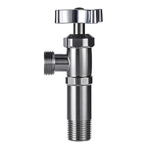 Niu Xiang Angle Valve 4 Point 304 Stainless Steel High Flow Hot Cold Water Valve Male Thread - Product Image 2