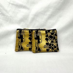 Bolsas Cosméticas de Lona a Precio Económico, Impresión de Logotipo Personalizado, Monedero de Color Sólido, Bolsa con Cierre de Lona de Algodón - Product Image 5