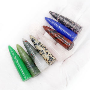 เครื่องประดับฮวงจุ้ยรูปกระสุนคริสตัลควอตซ์ธรรมชาติงานฝีมือแกะสลักพลอยสำหรับตกแต่งบ้านทำเครื่องประดับ - Product Image 3