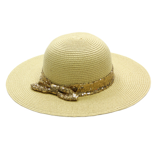 Bán Buôn Chất Lượng Cao Phụ Nữ Thời Trang Big Brim Mùa Hè Mặt Trời Bãi Biển <span class=keywords><strong>Hat</strong></span> Mềm Mũ Rơm Với <span class=keywords><strong>Shiny</strong></span> <span class=keywords><strong>Shiny</strong></span> Bowknot Cho Phụ Nữ - Product Image 2