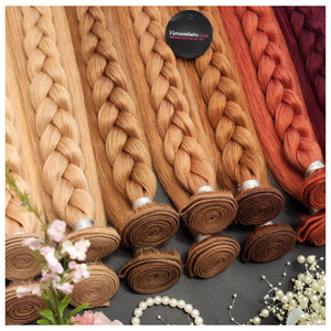 Extensiones de Cabello Humano de Alta Calidad Genius Weft, Cutícula Alineada, Puntas Gruesas, Color Natural, Precio Competitivo - Product Image 3