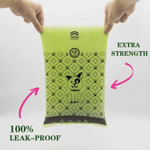 Dispensador de bolsas de caca de mascotas con cordón, bolsas de basura a prueba de fugas de 150 unidades, soporte para bolsas de caca de perro para correa - Product Image 6