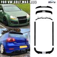 Kit carrosserie AMP-Z pour Volkswagen Golf MK4 MK5 : Lame de pare-chocs avant, jupes latérales, aileron arrière, diffuseur arrière en ABS