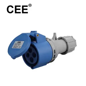 CEE 380v 16a 32a 4 pin 3 phase male female plug socket