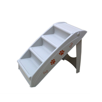 Escabeau pliable pour animaux de compagnie, rampe d'escalade pour chat et chien à 4 marches pour accéder au lit