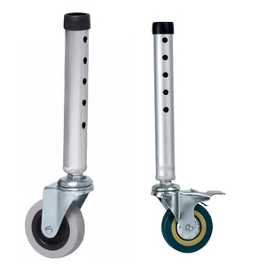 Accessoires d'aide à la marche : Roulettes pivotantes avec frein pour soutien à la mobilité - Product Image 1