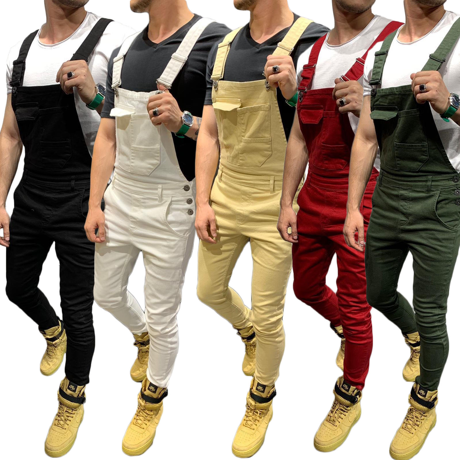 Encuentre el mejor fabricante de overol jean para hombre y overol jean para  hombre para el mercado de hablantes de spanish en alibaba.com