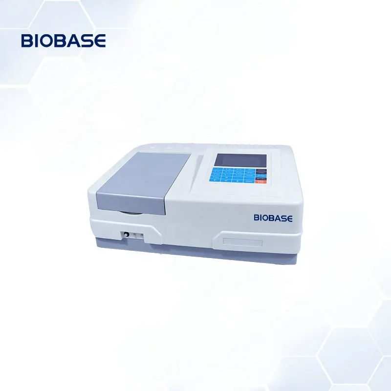 BIOBASE spektrofotometre UV görünür 1.8nm T, A, C, E laboratuvar için tek ışın spektrofotometre