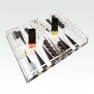 Backgammon Set <span class=keywords><strong>gioco</strong></span> include tavolo due Set di 15 <span class=keywords><strong>dama</strong></span> due coppie di dadi raddoppio cubo due tazze di dadi - Product Image 5