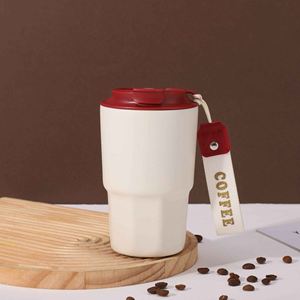 Modern Stainless Steel <b>Coffee</b> Tumbler Vacuum Insulated Travel Mug With Lid Minimalist Design 12-24 Hours Thermal Retention - Product Image 4