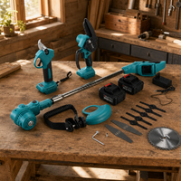 Set Kunci Impack Tanpa Kabel 21V Brushless, Baja Paduan Krom-Vanadium, Kotak Keras, Perkakas Listrik Tugas Berat untuk Pekerjaan Kayu