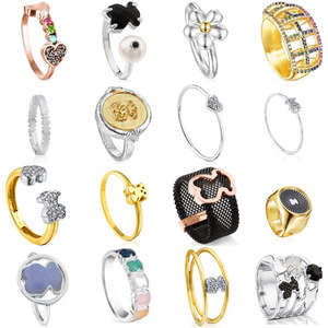 Anillos de Oso Touses al por Mayor, Joyería Fina Artesanal con Incrustaciones de Piedras Preciosas para Distribuidores Globales de Joyería - Product Image 1
