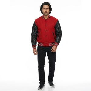 Nouvelles vestes universitaires d'hiver unisexes - Vente en gros et prix bas - Dernier design respirant et coupe-vent 100% laine - Product Image 1