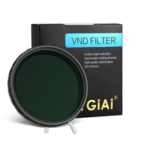 Filtre d'objectif d'appareil photo à densité neutre variable GIAI VND2-32, verre optique nano-enduit, étanche et anti-huile