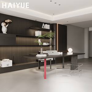 <span class=keywords><strong>Bibliothèque</strong></span> en bois HAIYUE du sol au plafond avec portes en verre anti-poussière pour bureau - Product Image 4