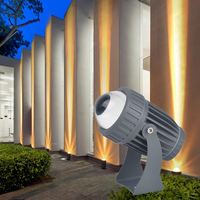 Projecteurs LED professionnels étanches IP65 pour extérieur, 10W, faisceau étroit