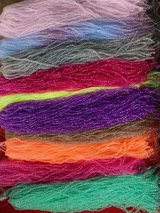 Perline di Vetro Piatte Forate di Vari Colori per Creazione di Gioielli, Negozio di Fabbrica - Product Image 5