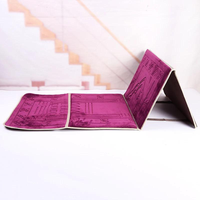 Tapis de prière en mousse à mémoire de forme, dossier pliable et Portable, tapis de prière pour canapé musulman