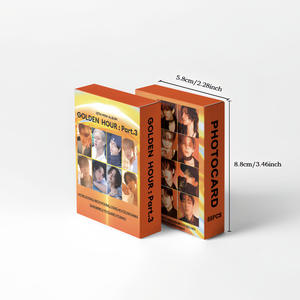 ATEEZ altın saat: Part.3 fotoğraf kartı San Seonghwa Hongjoong Mingi Photocard fotoğraf kağıdı zanaat Fan hediye bts ATEEZ Lomo kart - Product Image 6