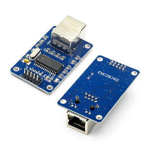 ENC28J60 이더넷 모듈 LAN 네트워크 보드 <span class=keywords><strong>Arduino</strong></span>/AVR/STM32/LPC용 25MHz 크리스탈 SPI 인터페이스 <span class=keywords><strong>3</strong></span>.3V - Product Image 1