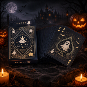 Jeu <span class=keywords><strong>de</strong></span> cartes à jouer <span class=keywords><strong>de</strong></span> qualité supérieure avec estampage à chaud et bords dorés, édition limitée Halloween, pour jeux <span class=keywords><strong>de</strong></span> société et divertissement - Product Image 2