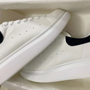 Zapatillas de Lujo Casuales Blancas para Parejas, Tallas Grandes, Transpirables, de Cuero Vacuno, con Suela Gruesa, Zapatos para Caminar para Hombre y Mujer, Mocasines - Product Image 4