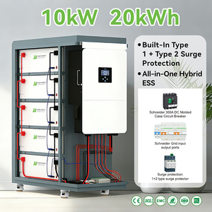 Sistema de Energía Solar JApower para el Hogar, Todo en Uno, 10kW 20kWh, Sistema de Almacenamiento de Energía con Batería de Litio e Inversor Híbrido para Uso Residencial - Product Image 1
