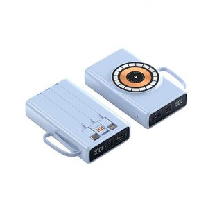 2024 Transparent 15W Magnetic Wireless PD22.5W Fast Charging Power Bank High Capacity 20000Mah Portable Charger Display Feature - Product Image 2