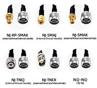 Câble coaxial personnalisé à gain élevé SMA mâle vers N mâle, pigtail à faible perte pour extension d'antenne 50 Ohm, longueur sur mesure
